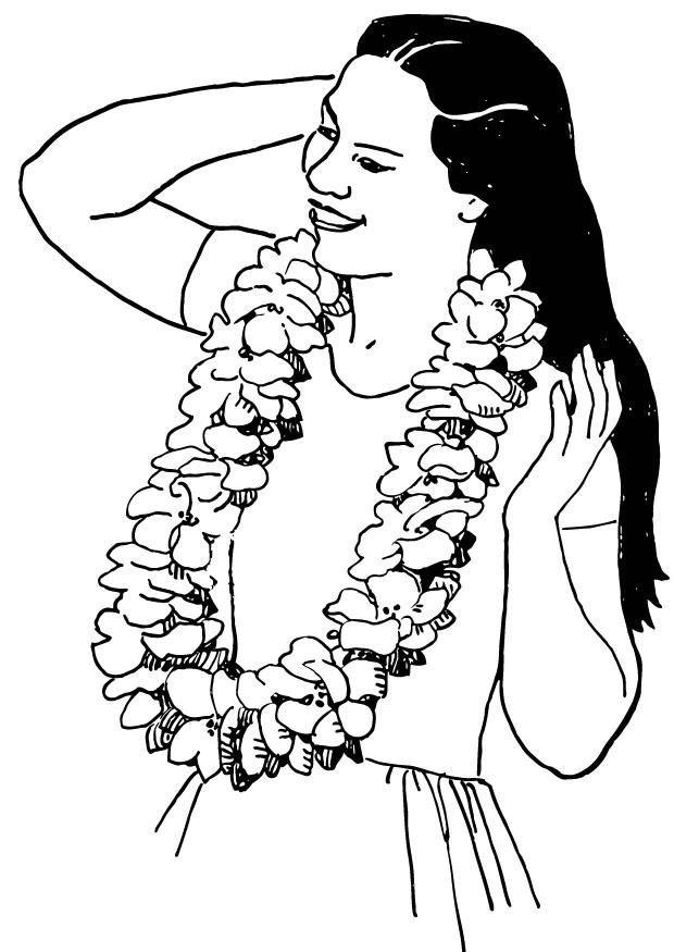 couronne de fleurs Coloriage couronne de fleurs