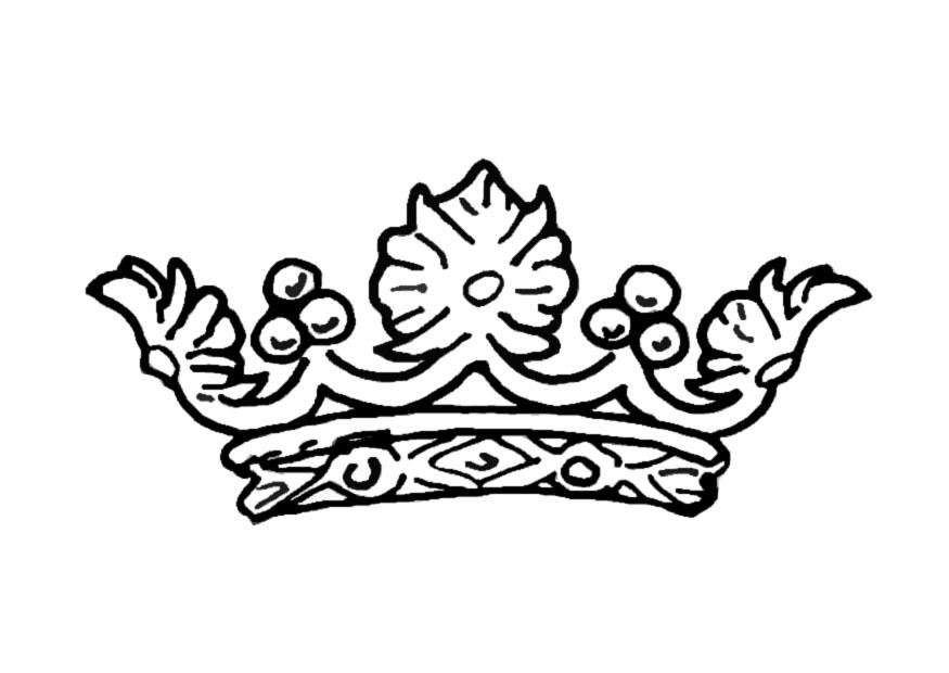 couronne de la reine Coloriage couronne de la reine