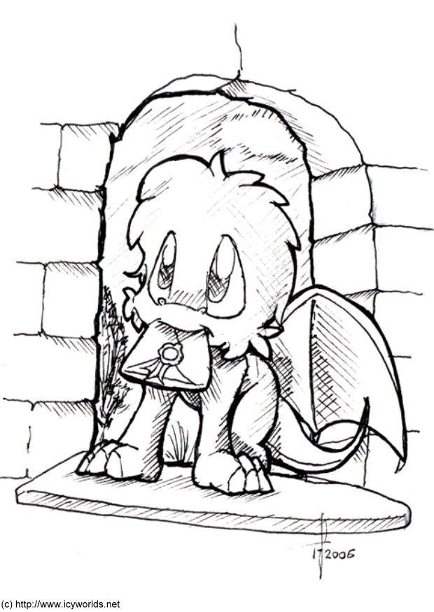 courrier Coloriage courrier