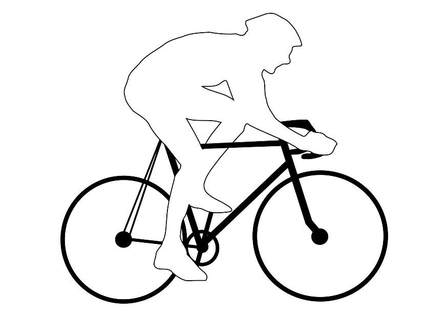 course de vA©lo Coloriage course de vA©lo
