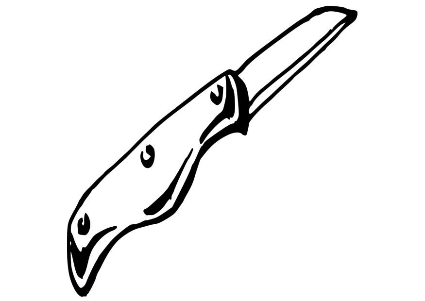 couteau Coloriage couteau