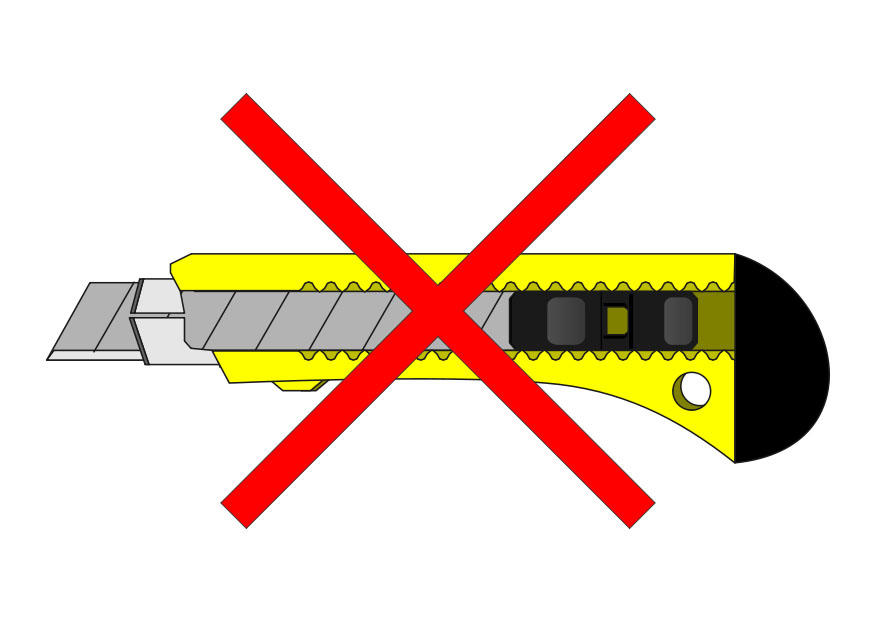 couteau A lame sA©cable interdite Image couteau A lame sA©cable interdite