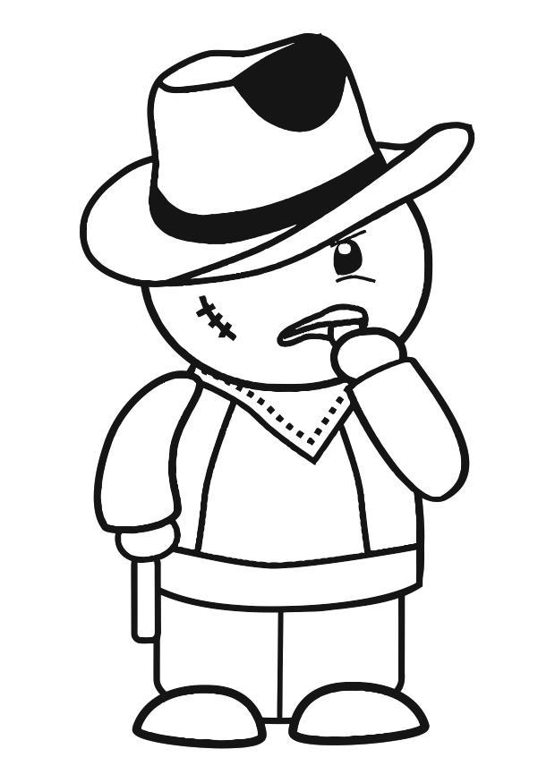 cowboy Coloriage cowboy