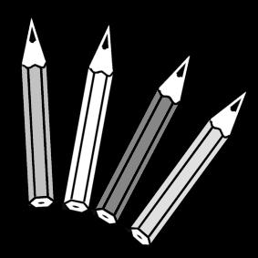 crayons de couleur Coloriage crayons de couleur
