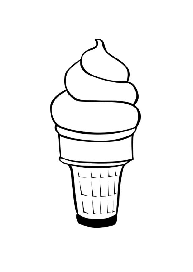 crA¨me glacA©e Coloriage crA¨me glacA©e