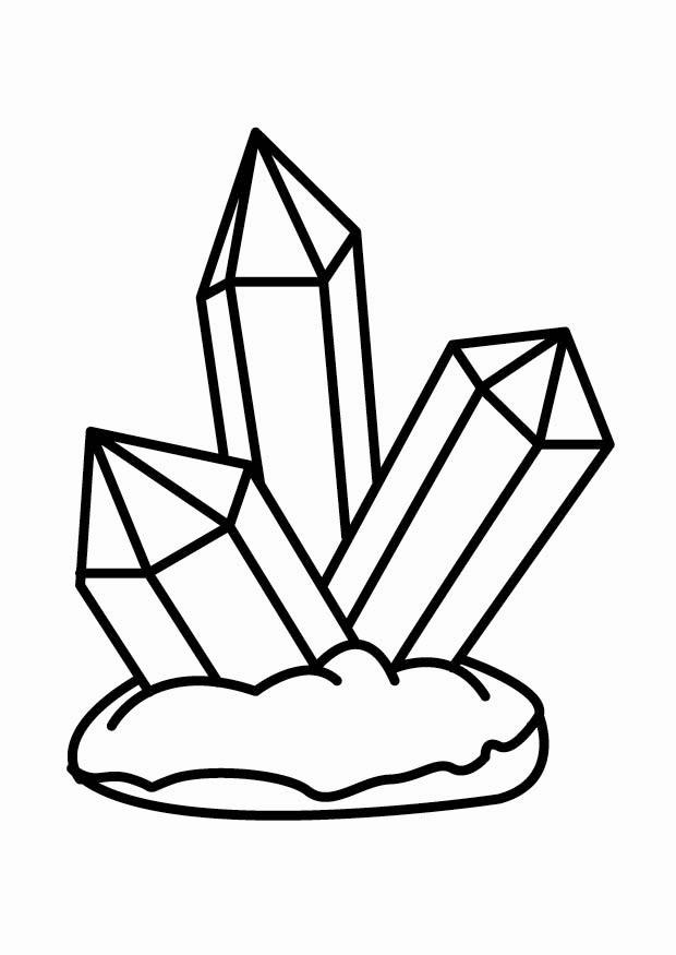 cristal Coloriage cristal
