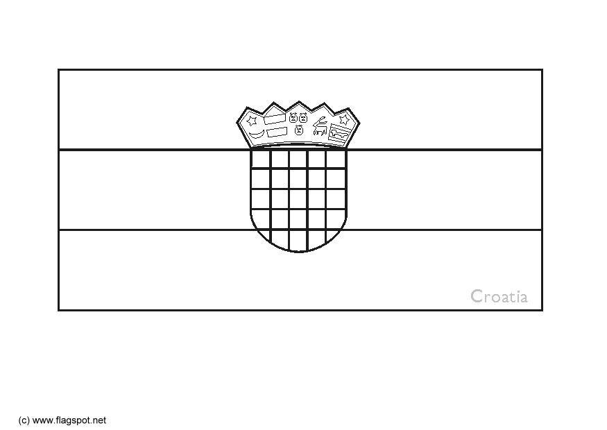croatie Coloriage croatie