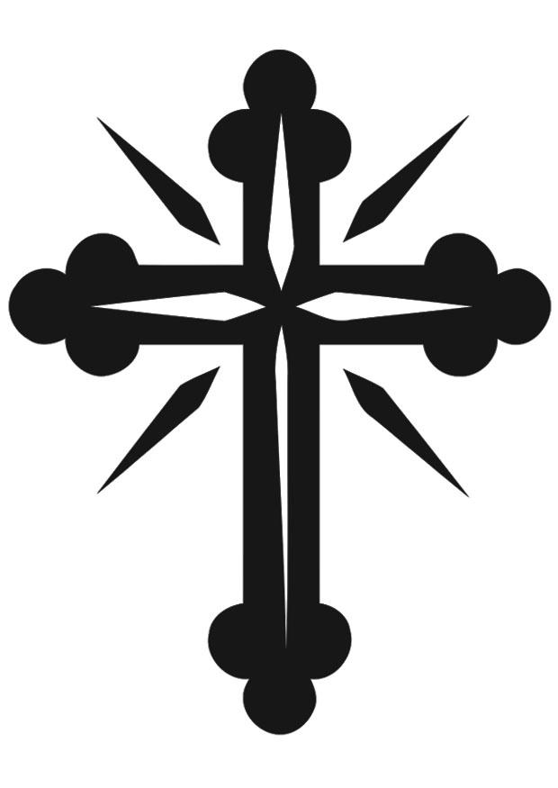 croix Coloriage croix