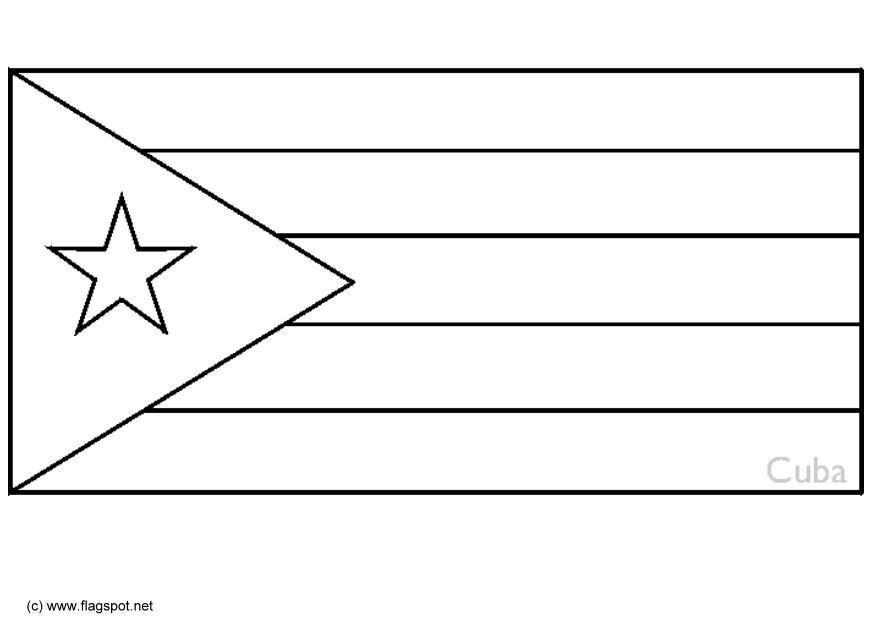 cuba Coloriage cuba