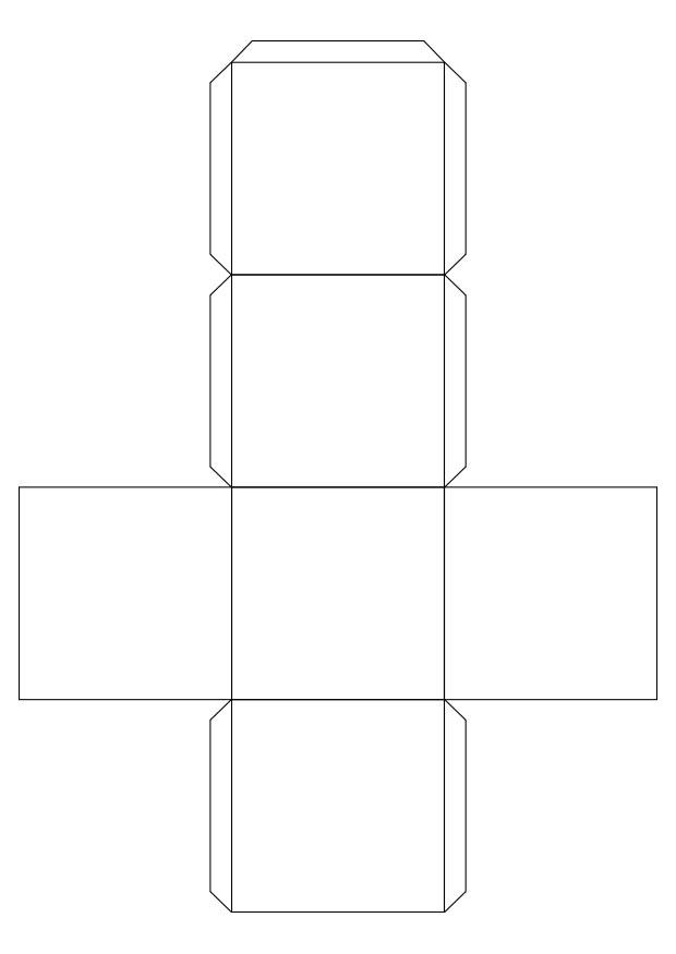 cube Coloriage cube