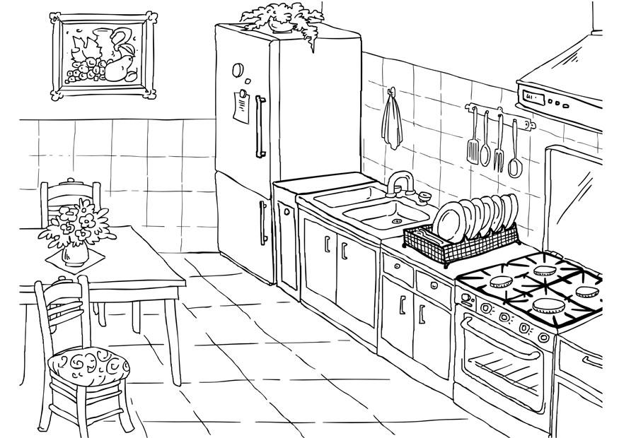 cuisine Coloriage cuisine