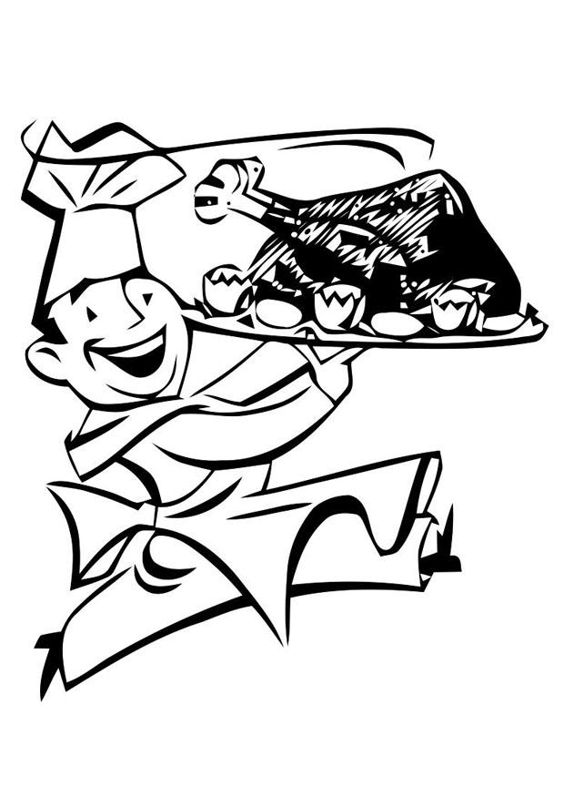 cuisinier Coloriage cuisinier