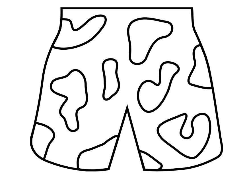 culotte de bain Coloriage culotte de bain