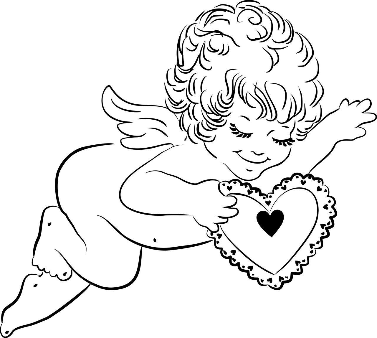 cupidon Coloriage cupidon