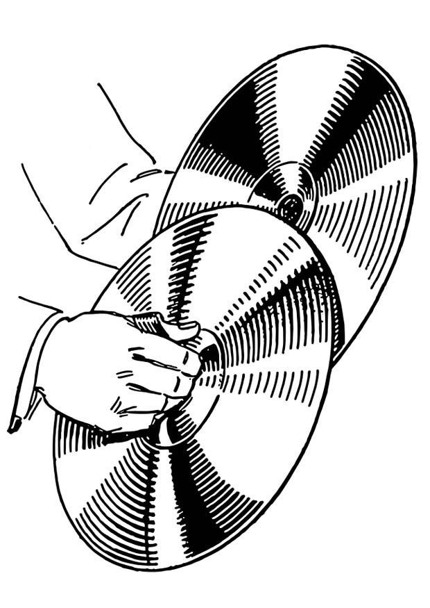 cymbale Coloriage cymbale