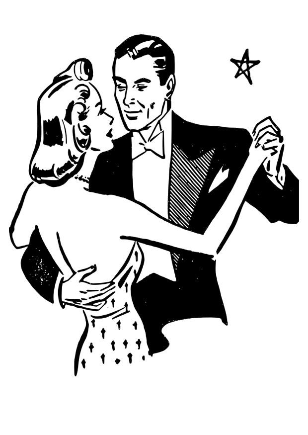 danse Coloriage danse