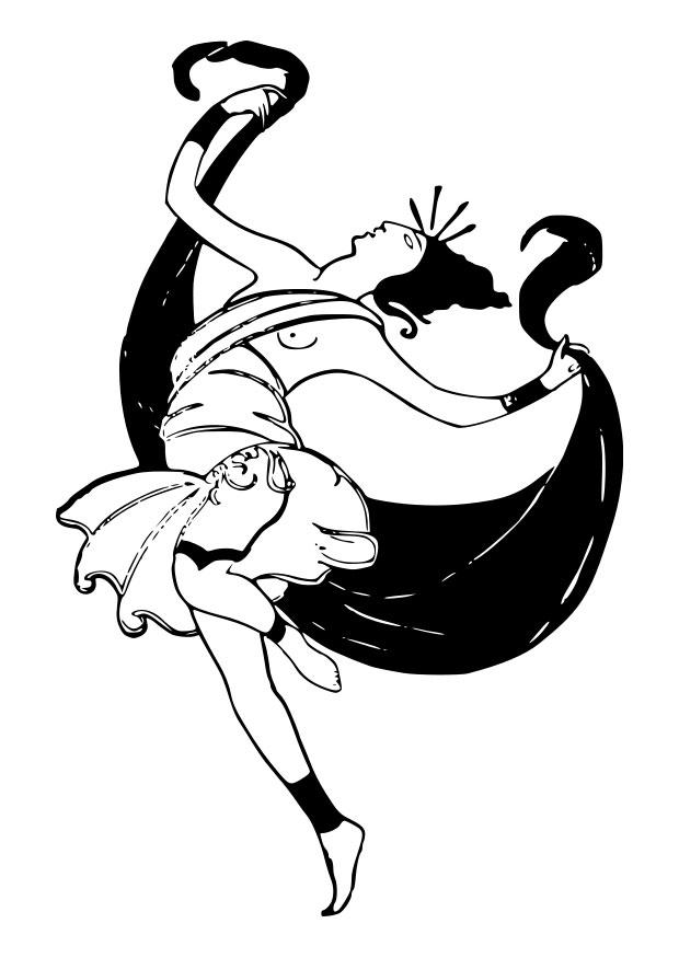danser Coloriage danser