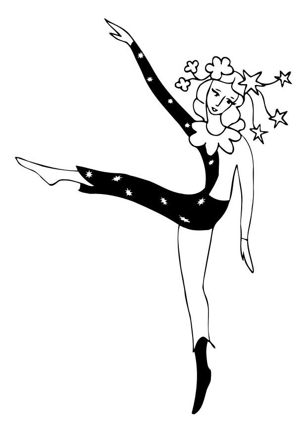 danser Coloriage danser