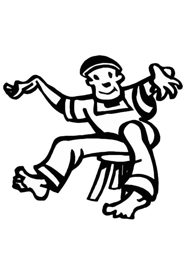 danseur Coloriage danseur