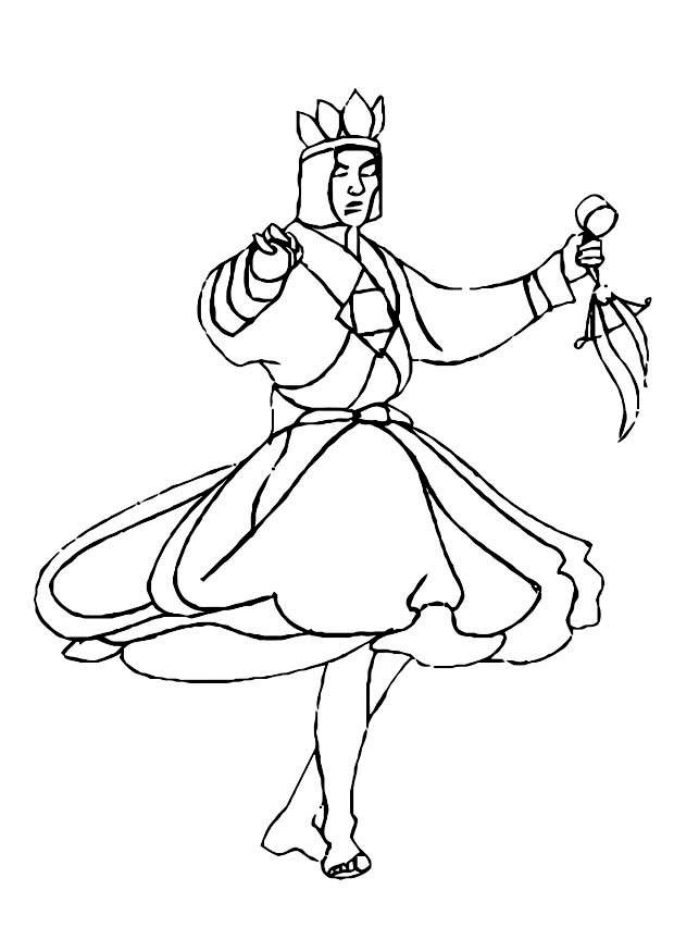 dansuer Coloriage dansuer