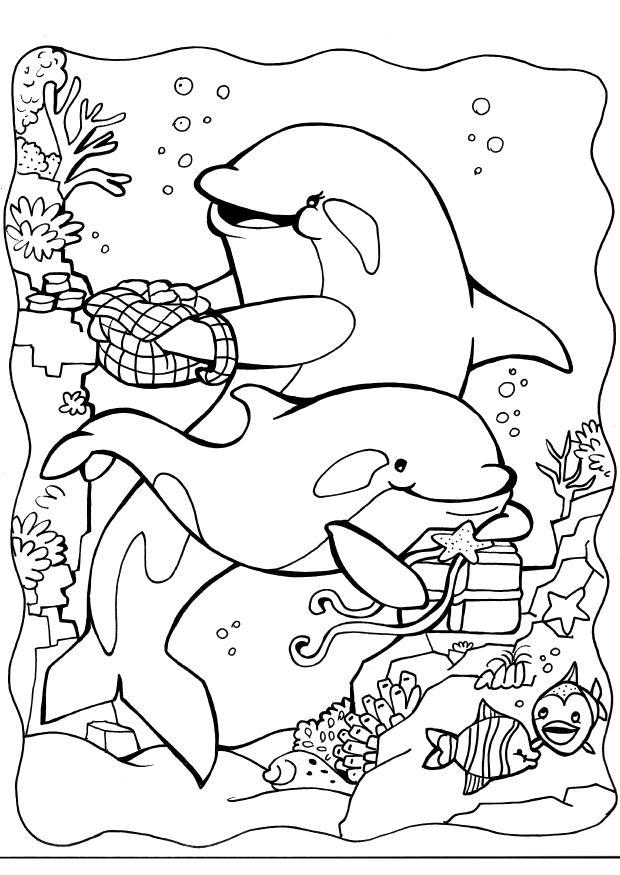 dauphins Coloriage dauphins