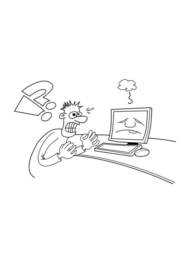 dA©faut dordinateur Coloriage dA©faut dordinateur