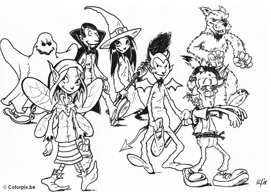 dA©guisements Coloriage dA©guisements
