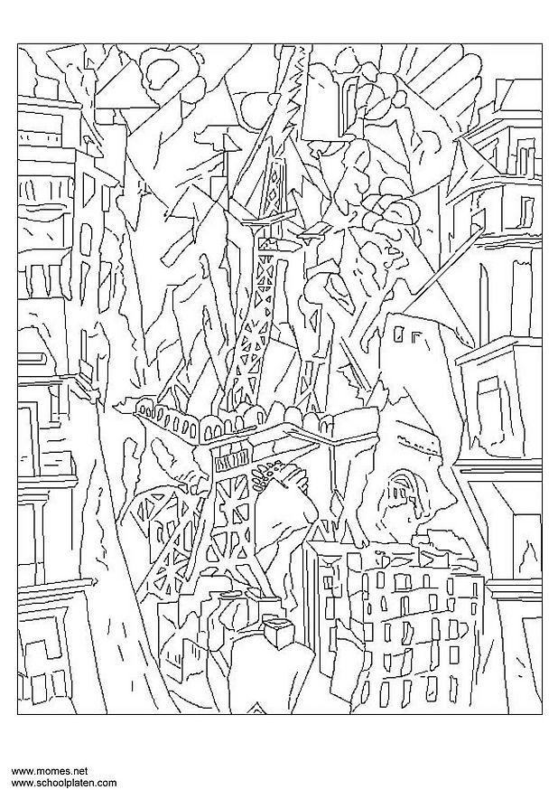 delaunay Coloriage delaunay