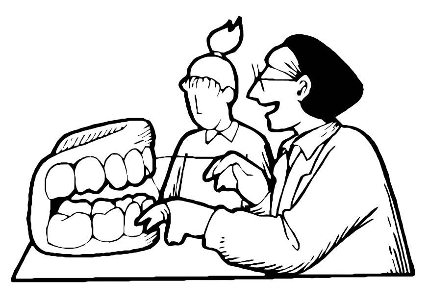 dentiste Coloriage dentiste