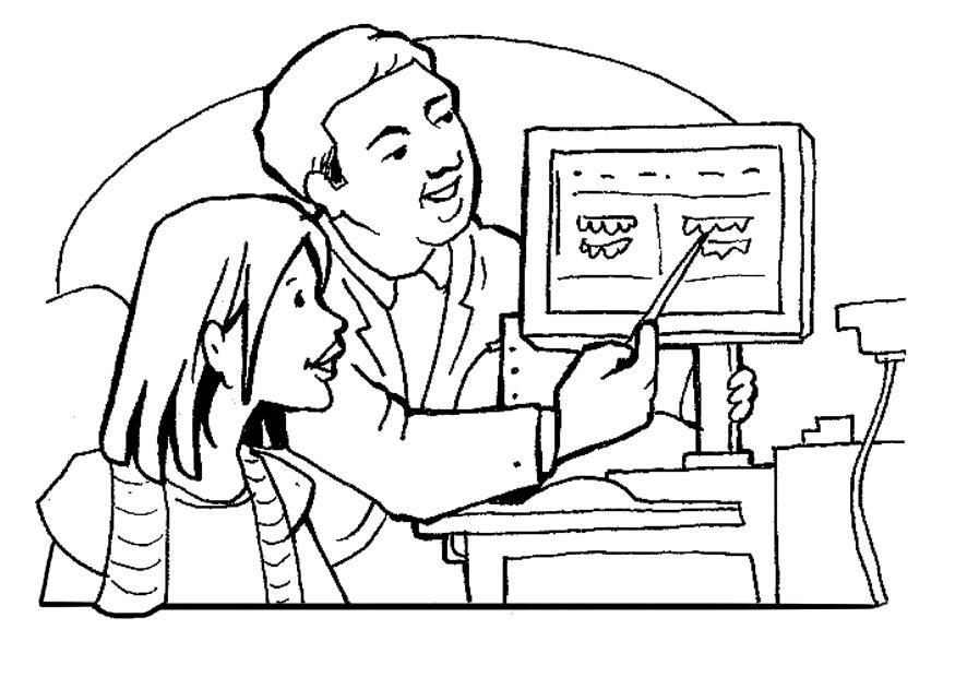 dentiste Coloriage dentiste
