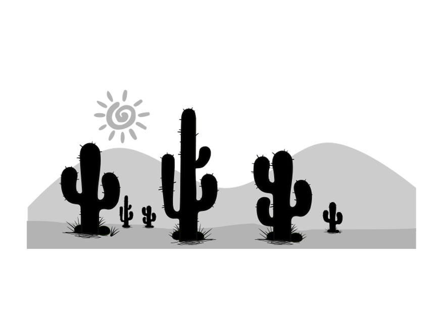 desert Coloriage desert