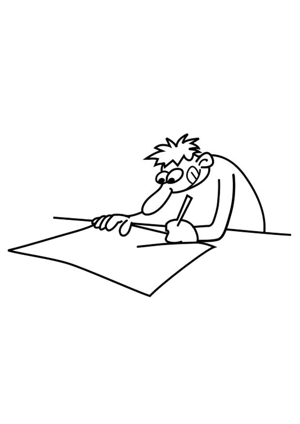 dessinateur Coloriage dessinateur