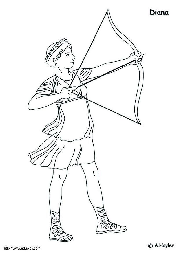 diana Coloriage diana