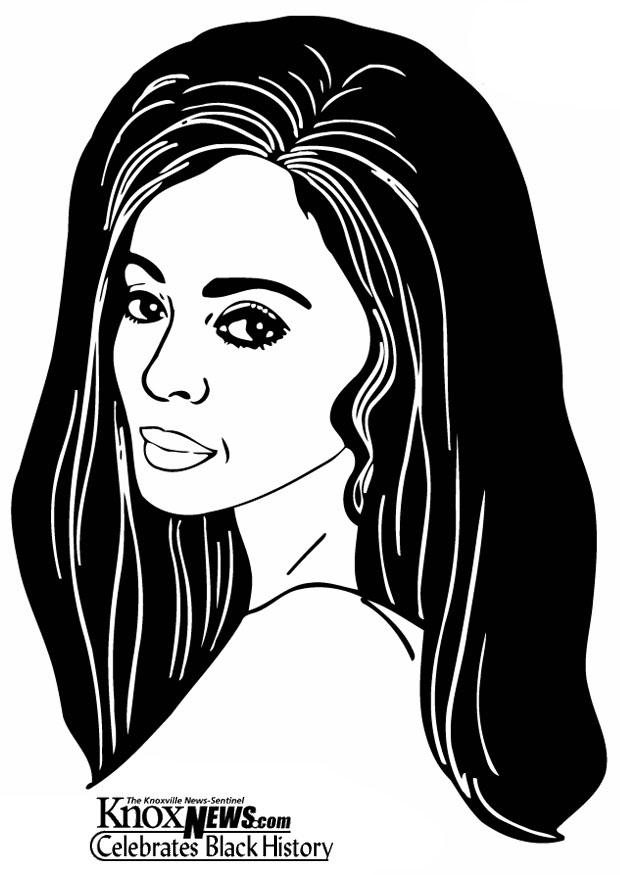 diana ross Coloriage diana ross
