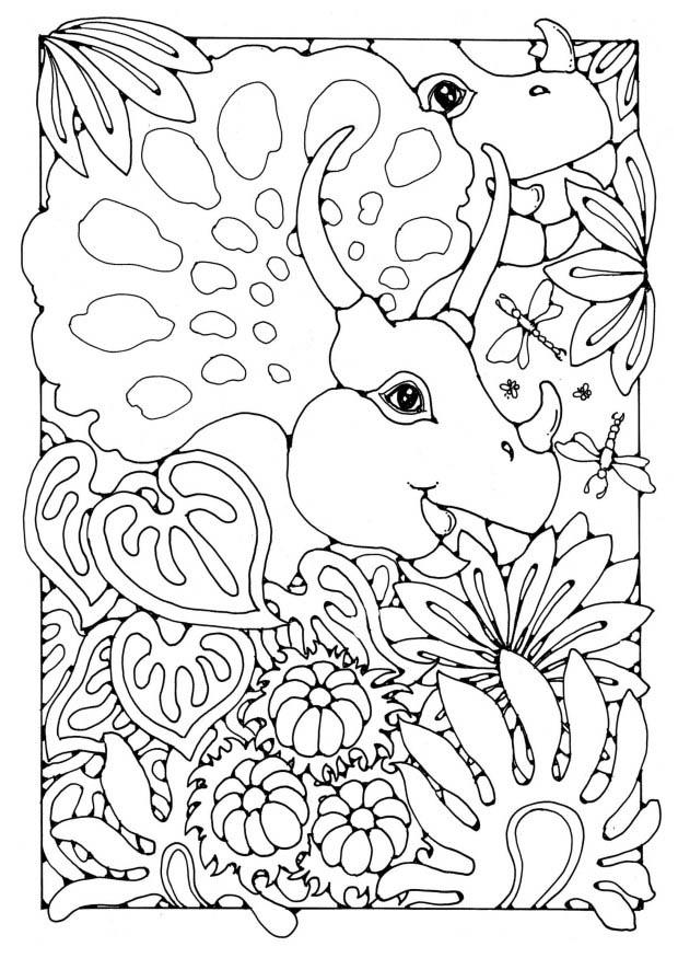 Coloriage dinosaure