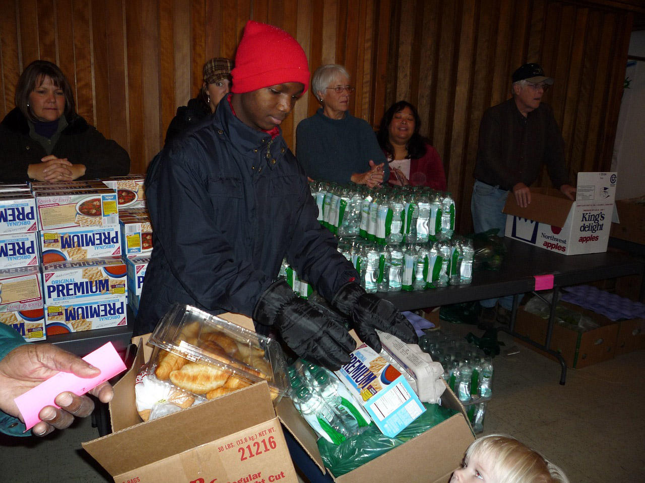 distribution alimentaire Photo distribution alimentaire