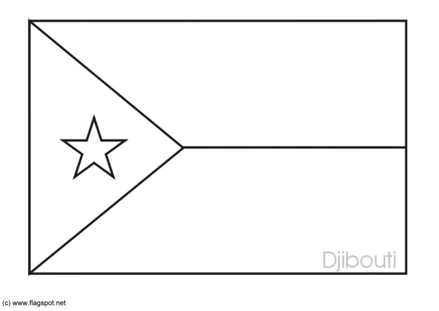 djibouti Coloriage djibouti