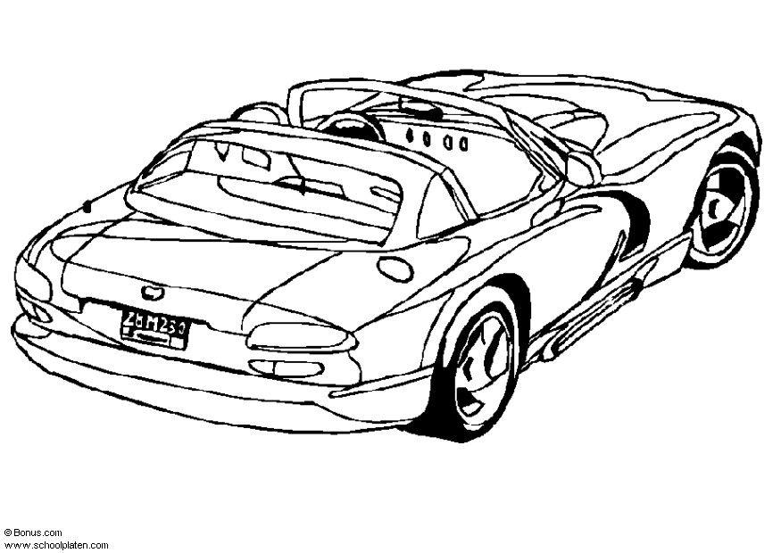 dodge viper Coloriage dodge viper