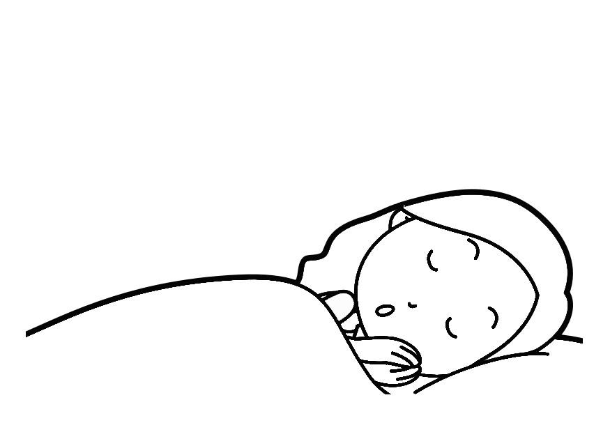 dormir Coloriage dormir
