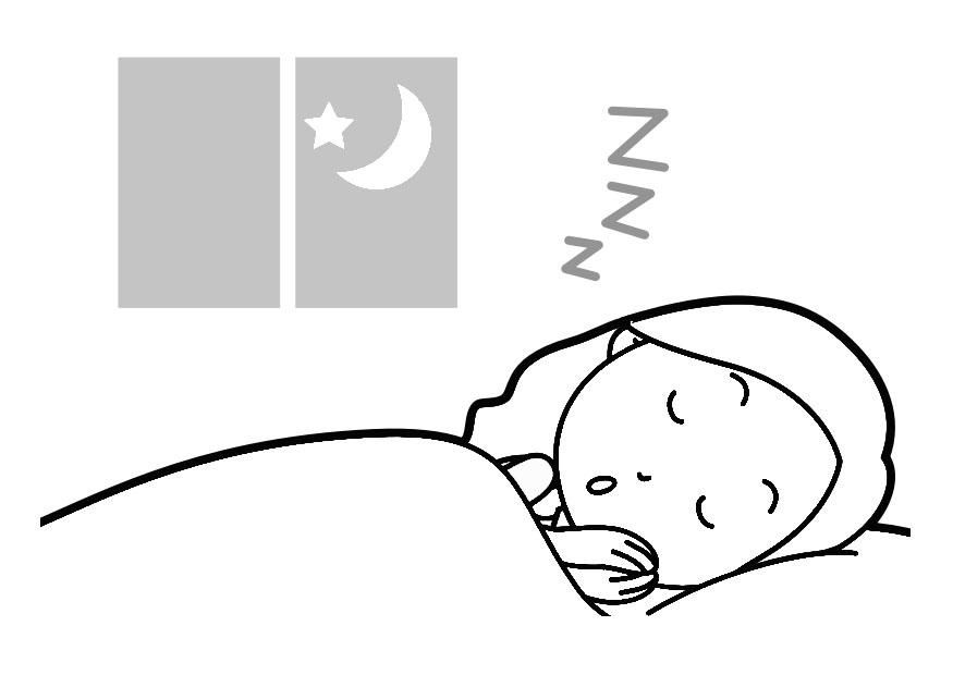 dormir Coloriage dormir