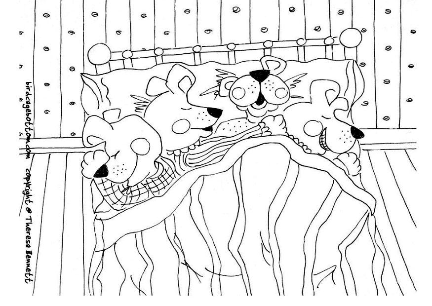 Coloriage dormir