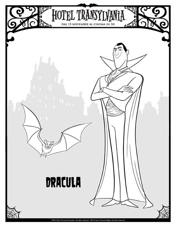 dracula Coloriage dracula