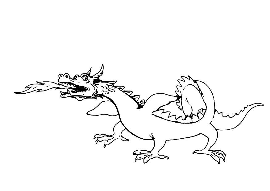 dragon Coloriage dragon