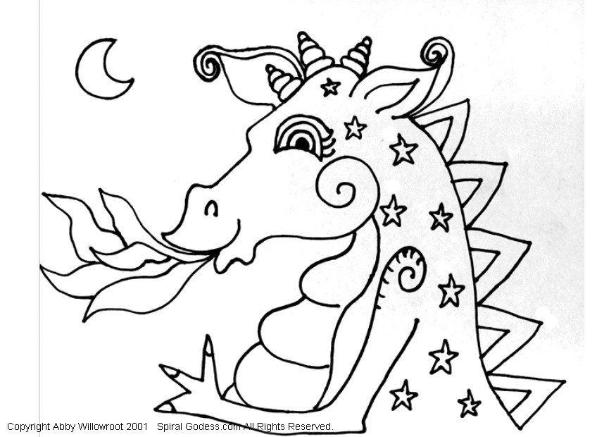 dragon Coloriage dragon