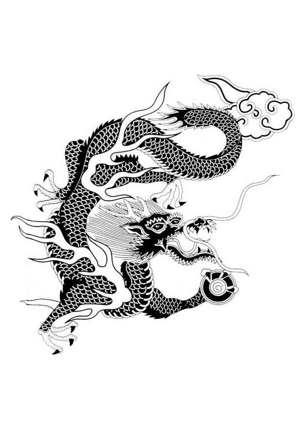 dragon Coloriage dragon