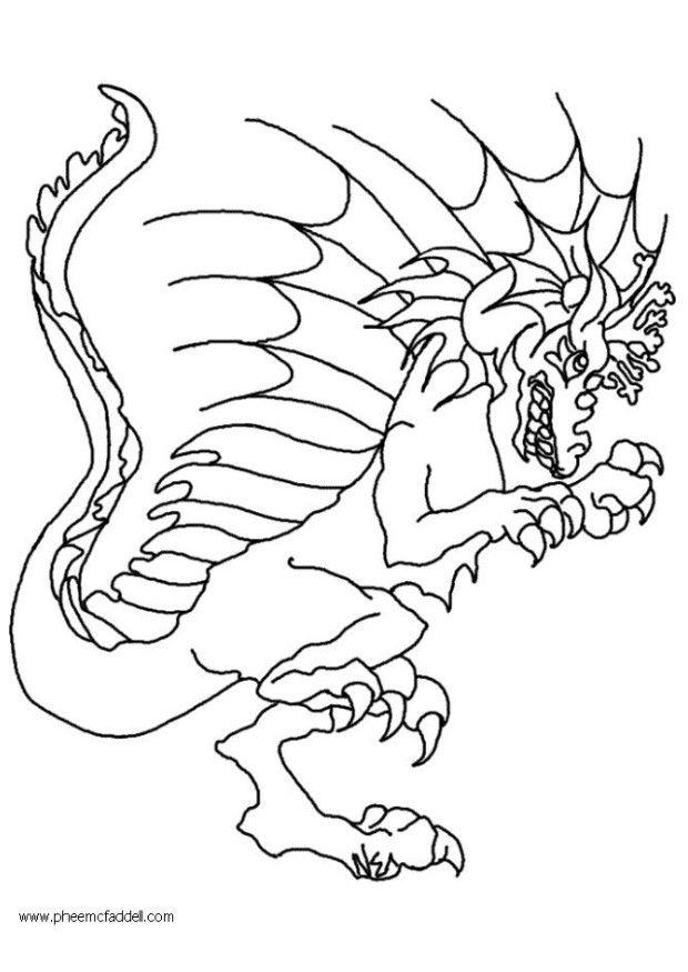 dragon Coloriage dragon