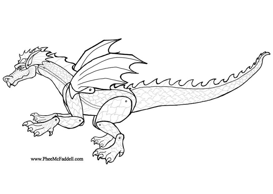 dragon Coloriage dragon