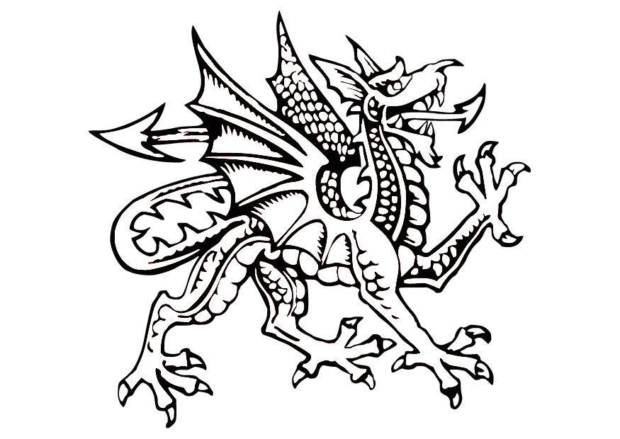 dragon Coloriage dragon