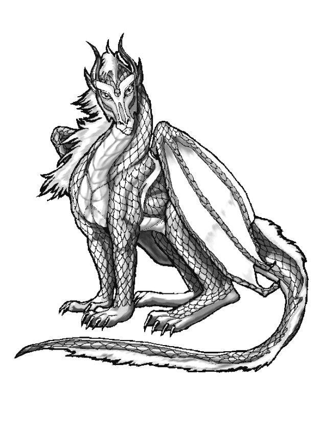 dragon atlantique Coloriage dragon atlantique