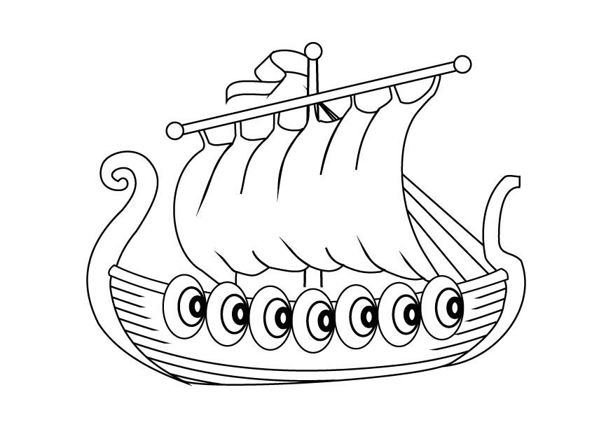 drakar Coloriage drakar